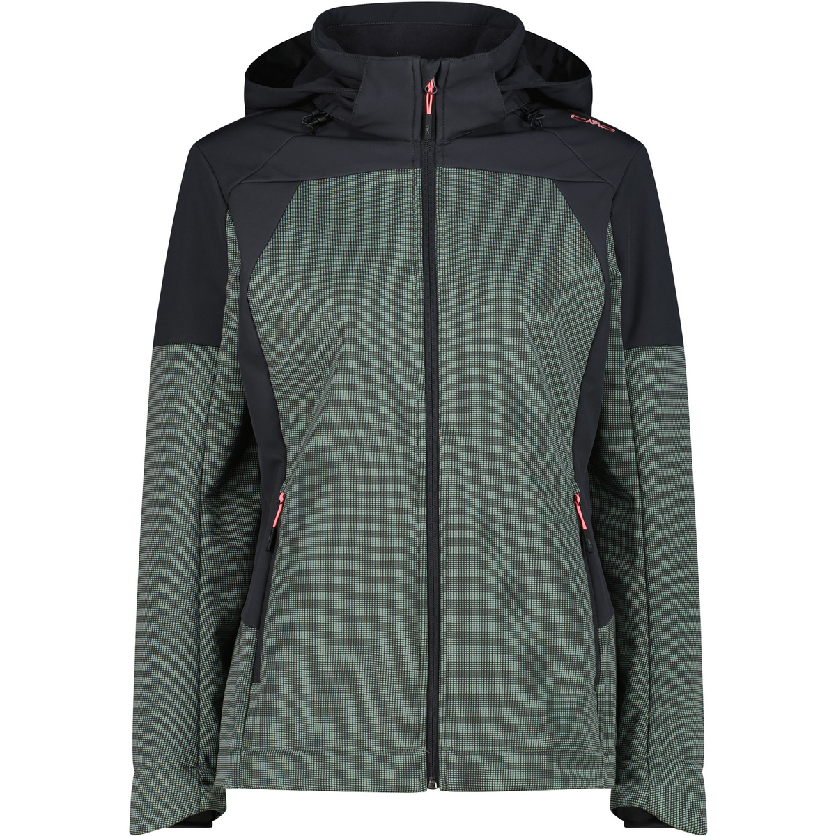 CMP Damen Zip Hoodie Jacke (Größe XS, grau)