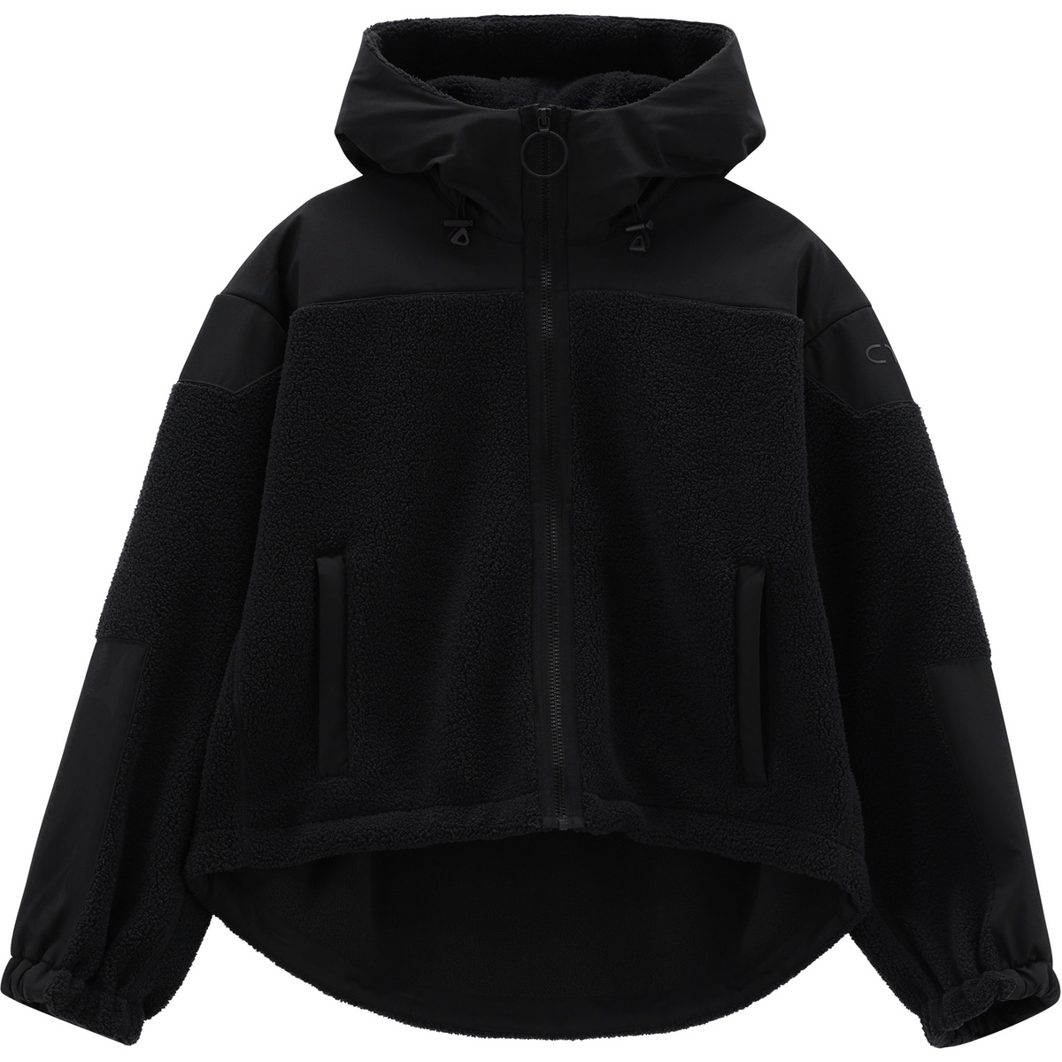 CMP Damen Hoodie Jacke (Größe XS, schwarz)