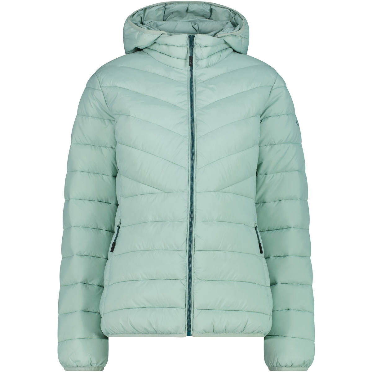 CMP Femme Veste Zip Hoodie (taille L, Turquoise)