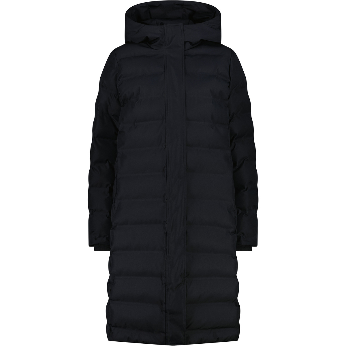 CMP Donna Cappotto Hoodie (Taglia M, Nero)