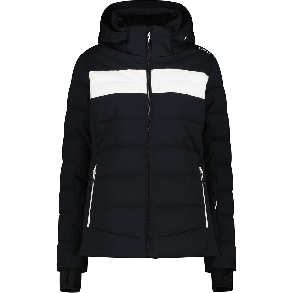 CMP Damen Zip Hoodie Jacke (Größe M, schwarz)