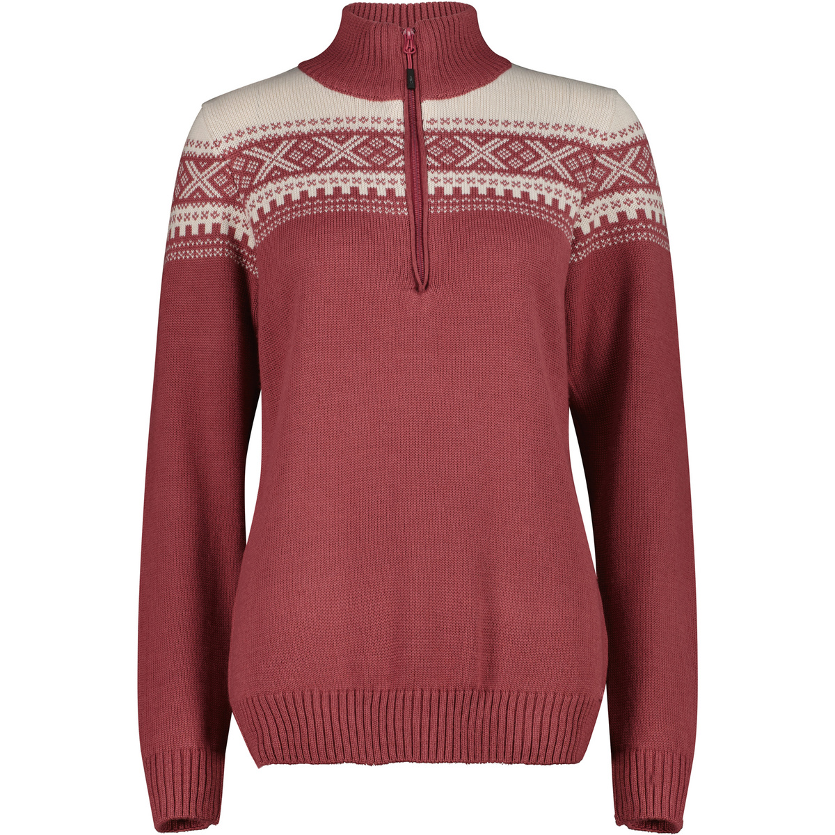 CMP Donna Pullover Knitted (Taglia XXS, Rosso)