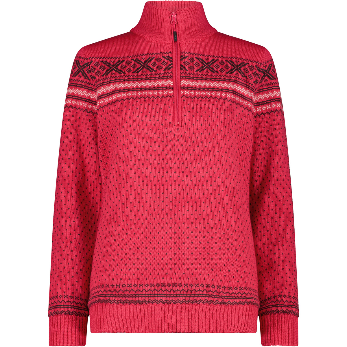 CMP Damen Knitted WP Pullover (Größe M, rot)