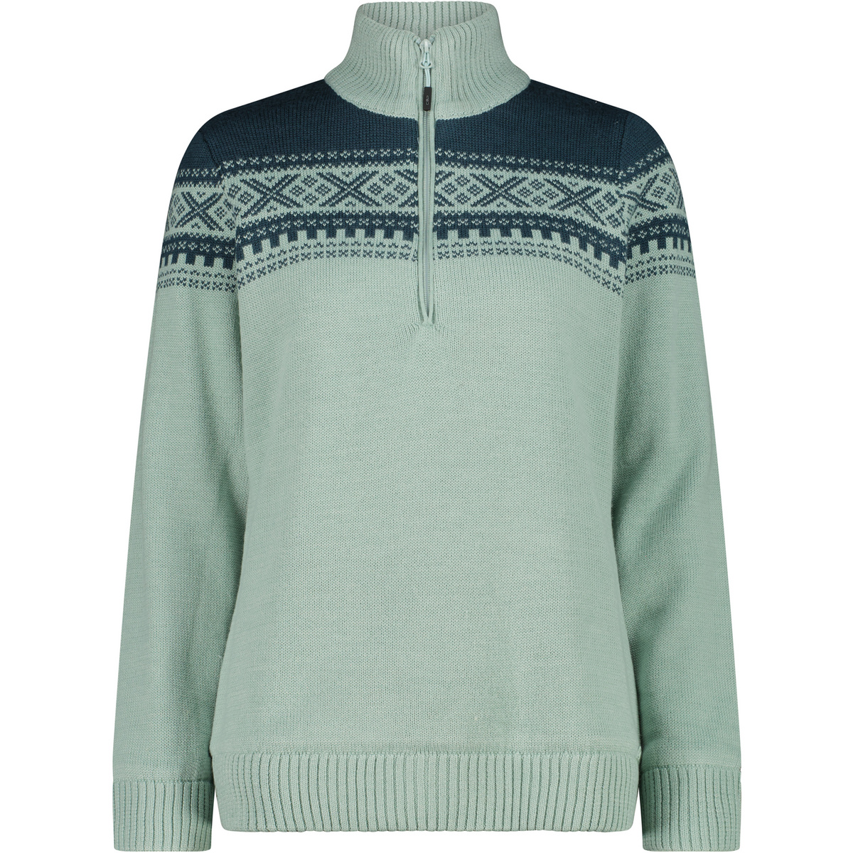 CMP Damen Knitted WP Pullover (Größe S, gruen)