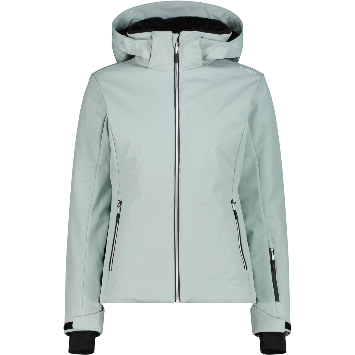 CMP Damen Zip Hoodie Jacke (Größe XS, grau)