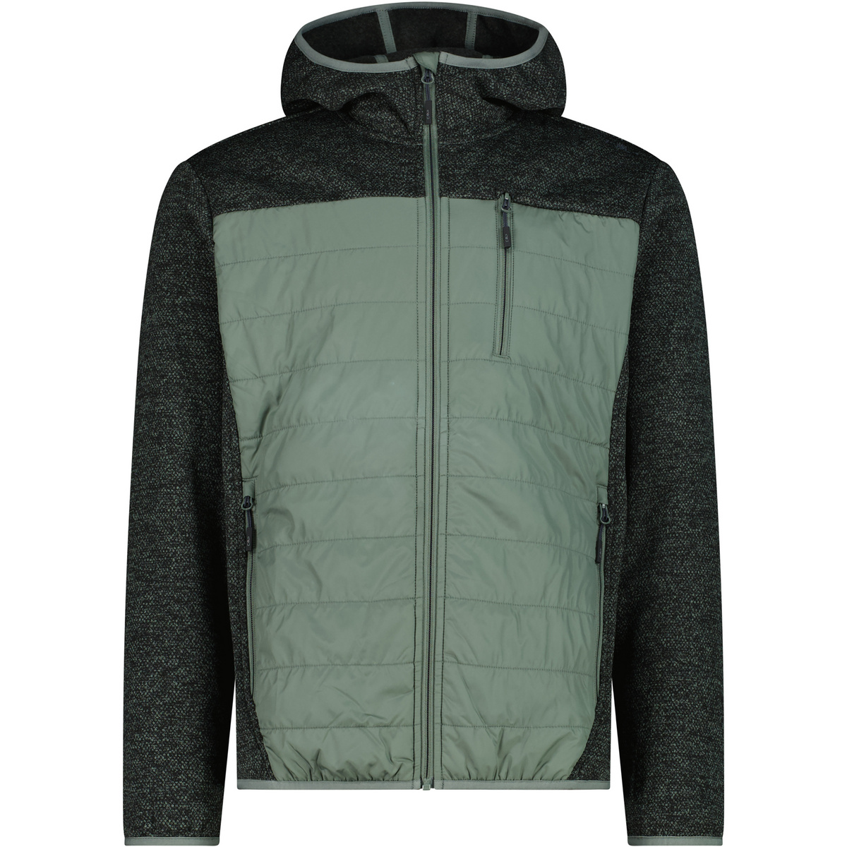 CMP Herren Hybrid Hoodie Jacke (Größe XXL, gruen)
