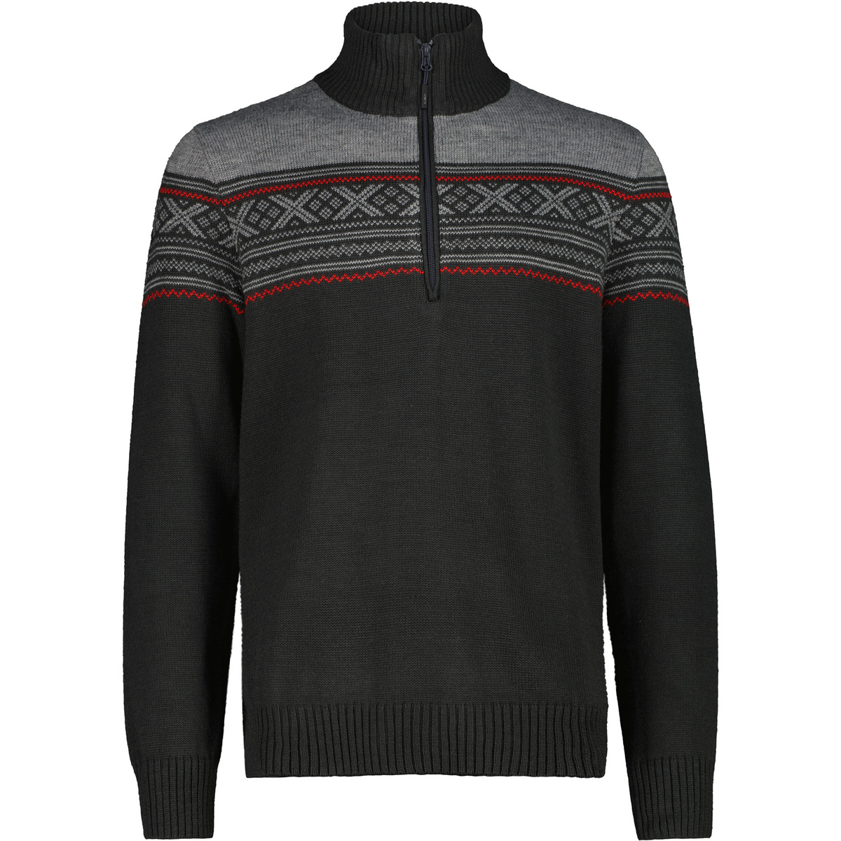 CMP Herren Knitted Pullover (Größe 3XL, schwarz)