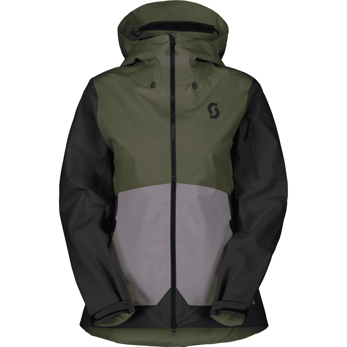 Scott Damen Explorair 3L Jacke (Größe M, oliv)