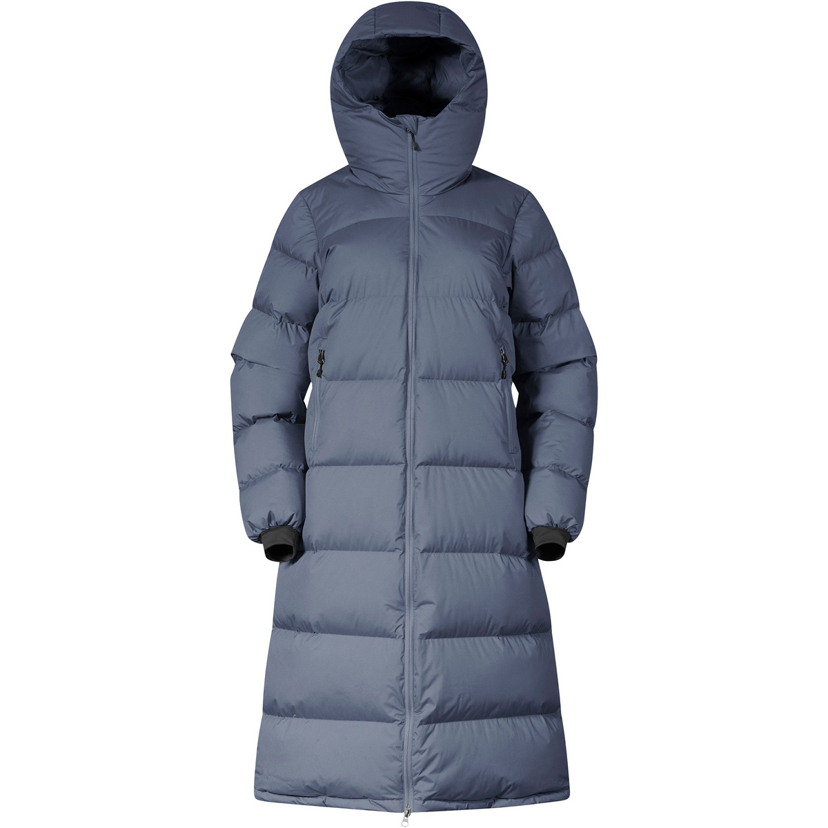 Bergans Damen Urban Down Long Mantel (Größe XL, blau)