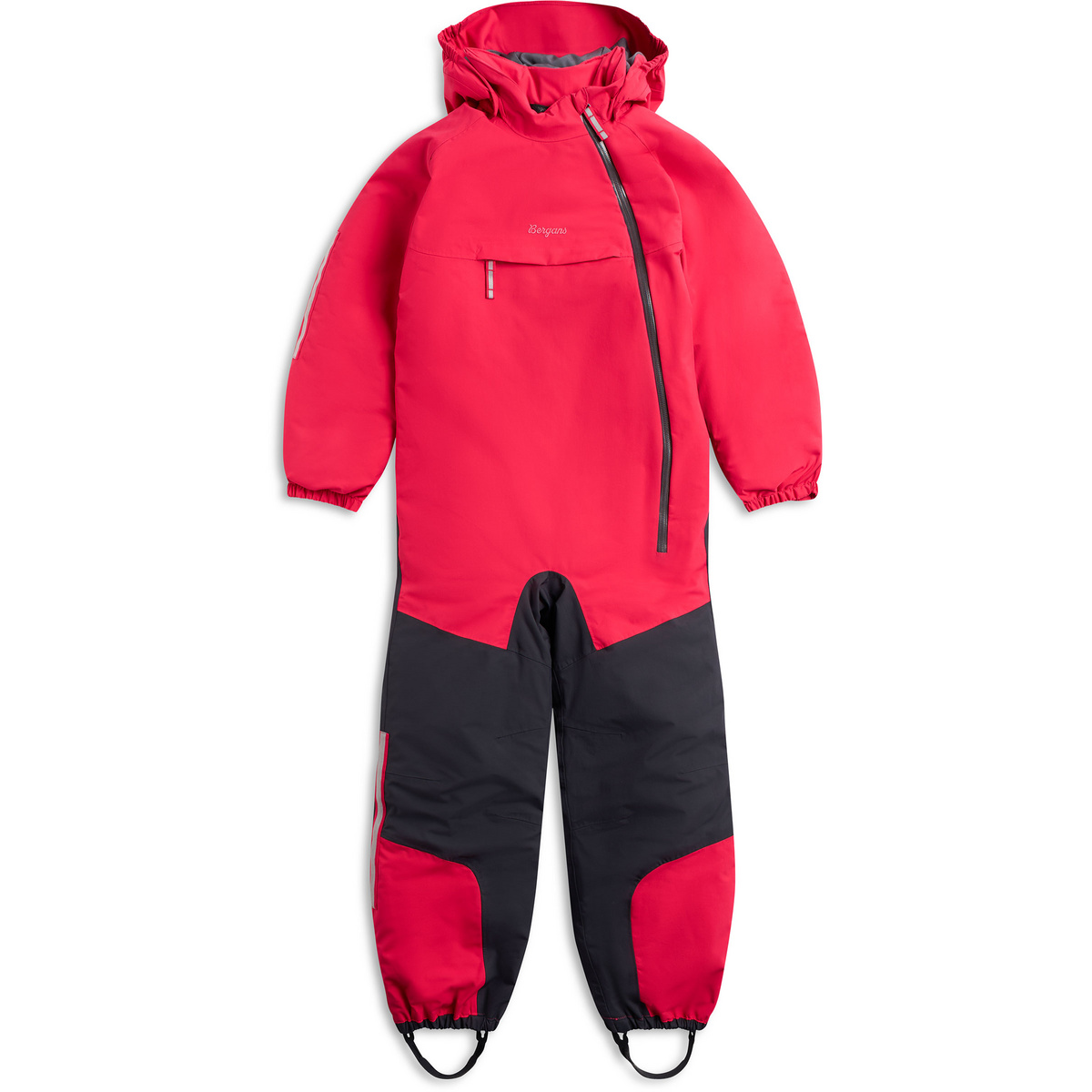 Bergans Kinder Lilletind Insulated Shell Schneeanzug (Größe 104, pink)