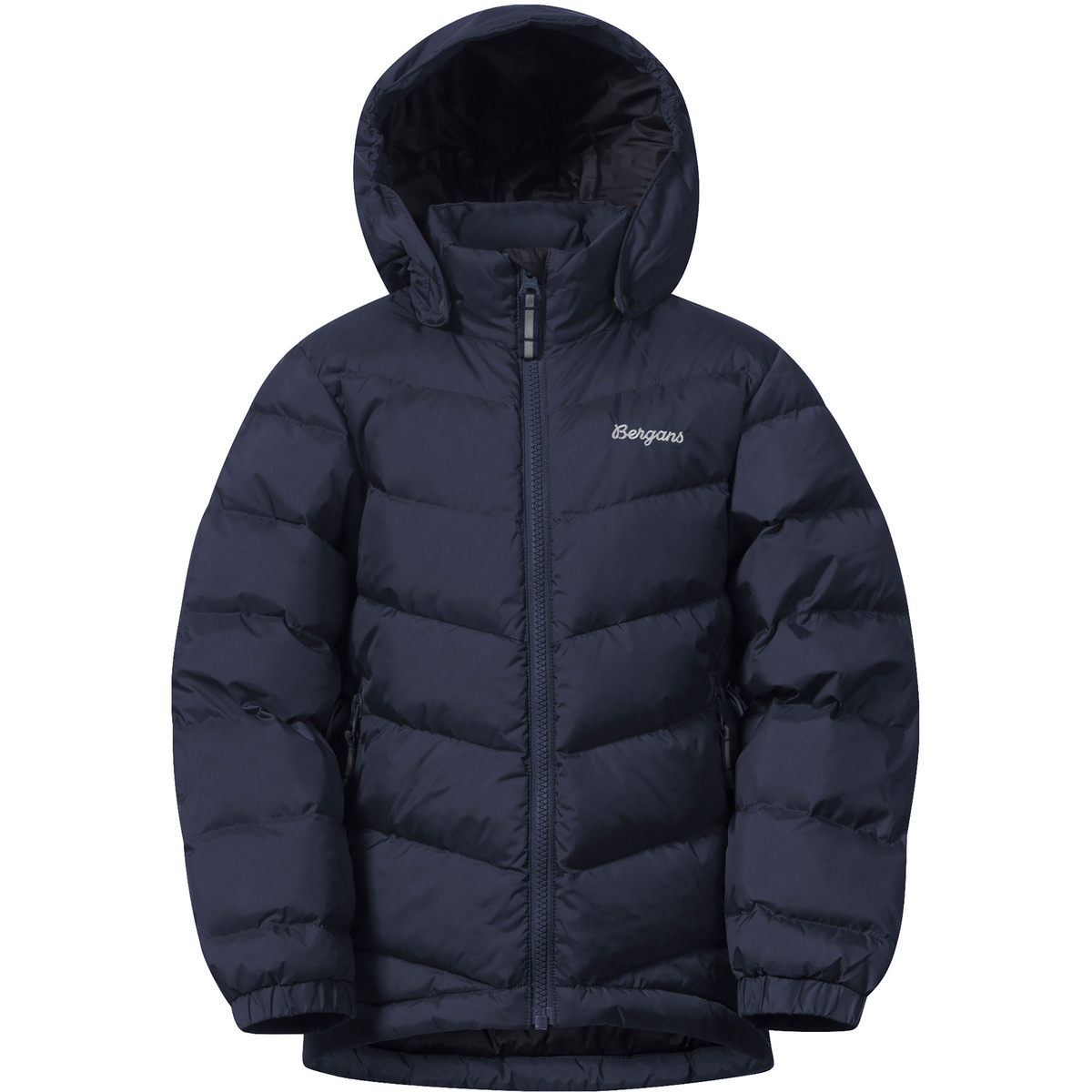 Bergans Kinder Warm Down Jacke (Größe 104, blau)
