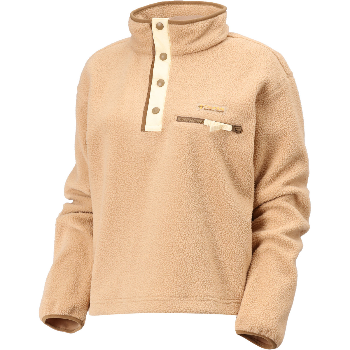 Image of Columbia Damen Helvetia II Cropped Half Snap Pullover