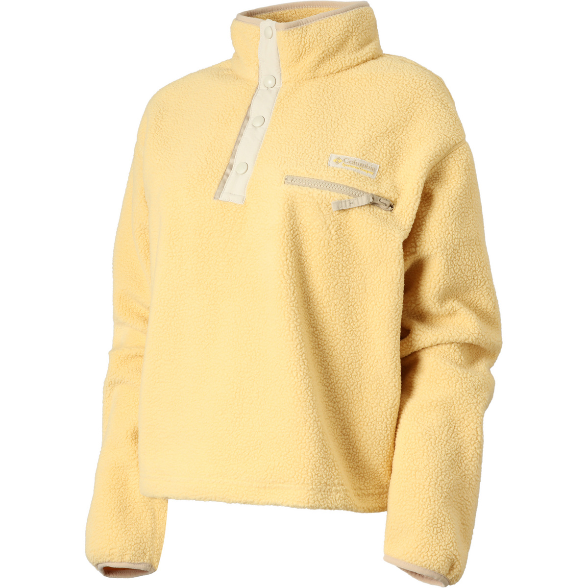 Image of Columbia Donna Pullover Helvetia II Cropped Half Snap