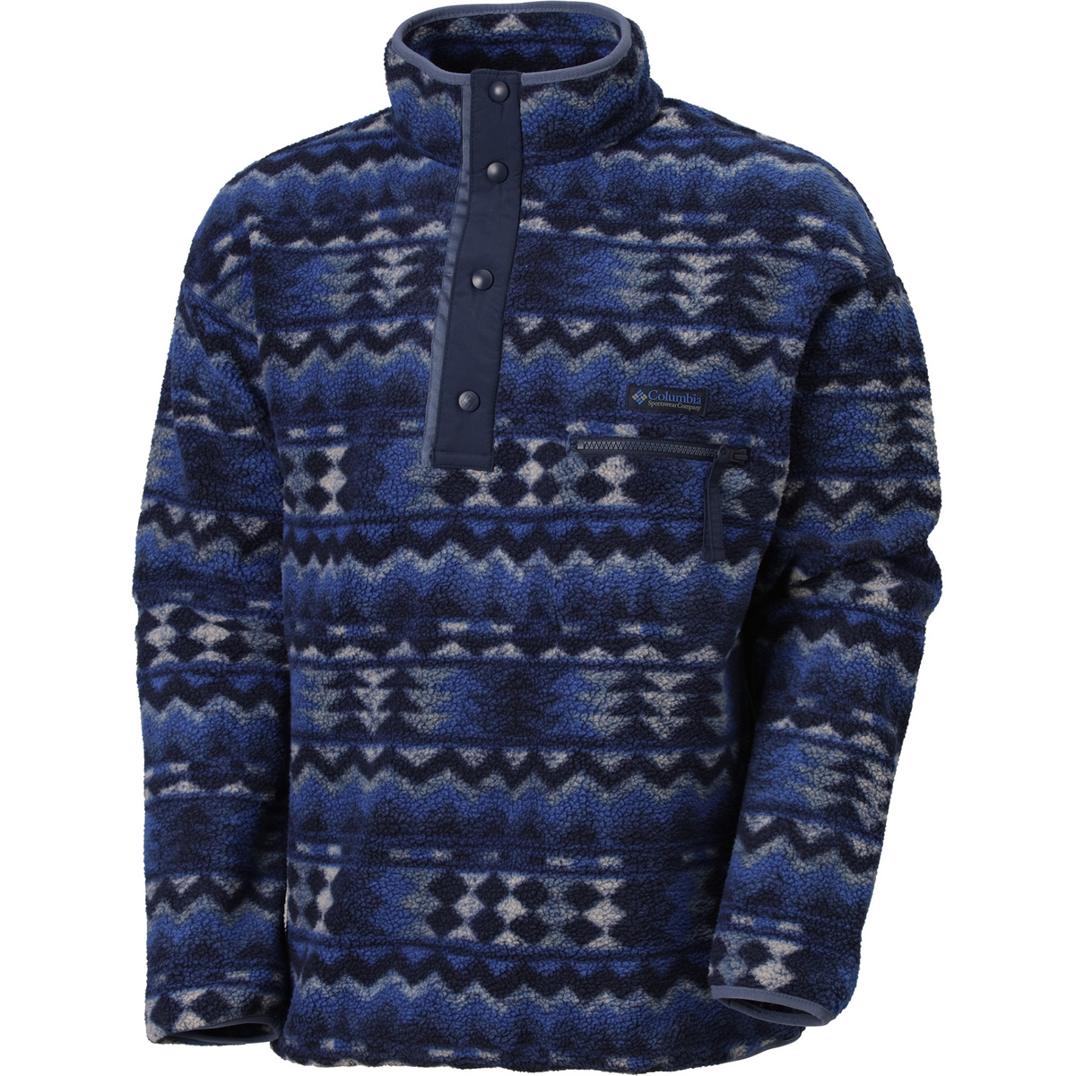 Columbia Herren Helvetia II Printed Half Snap Pullover (Größe XXL, blau)