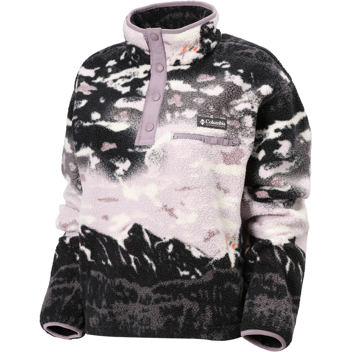 Image of Columbia Donna Pullover Helvetia II Printed Cropped