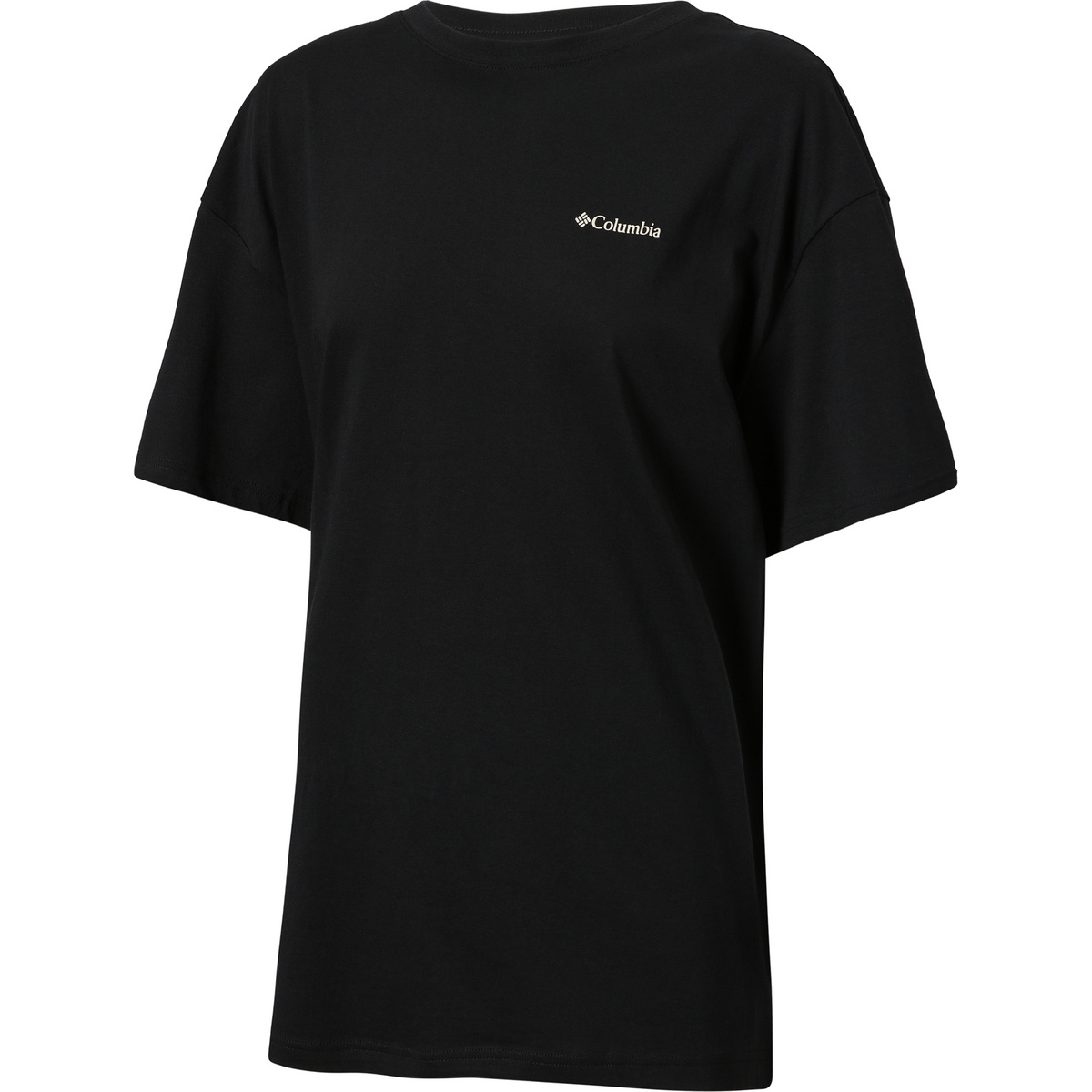 Columbia Donna Maglietta Rolling Bend Graphic Oversized (Taglia XS, Nero)