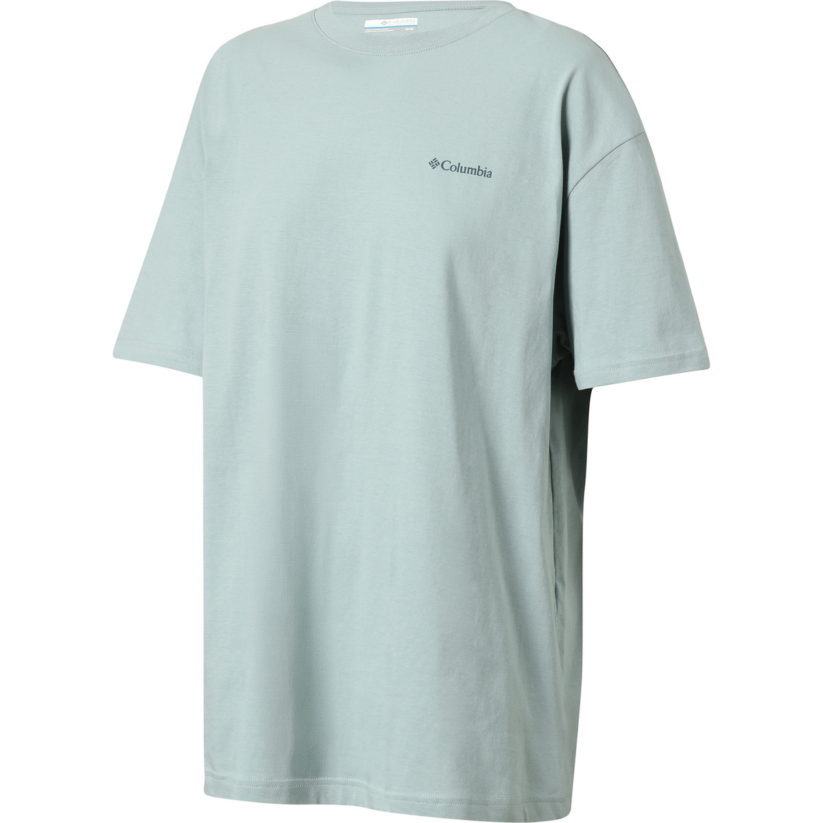 Columbia Donna Maglietta Rolling Bend Graphic Oversized (Taglia XS, Grigio)