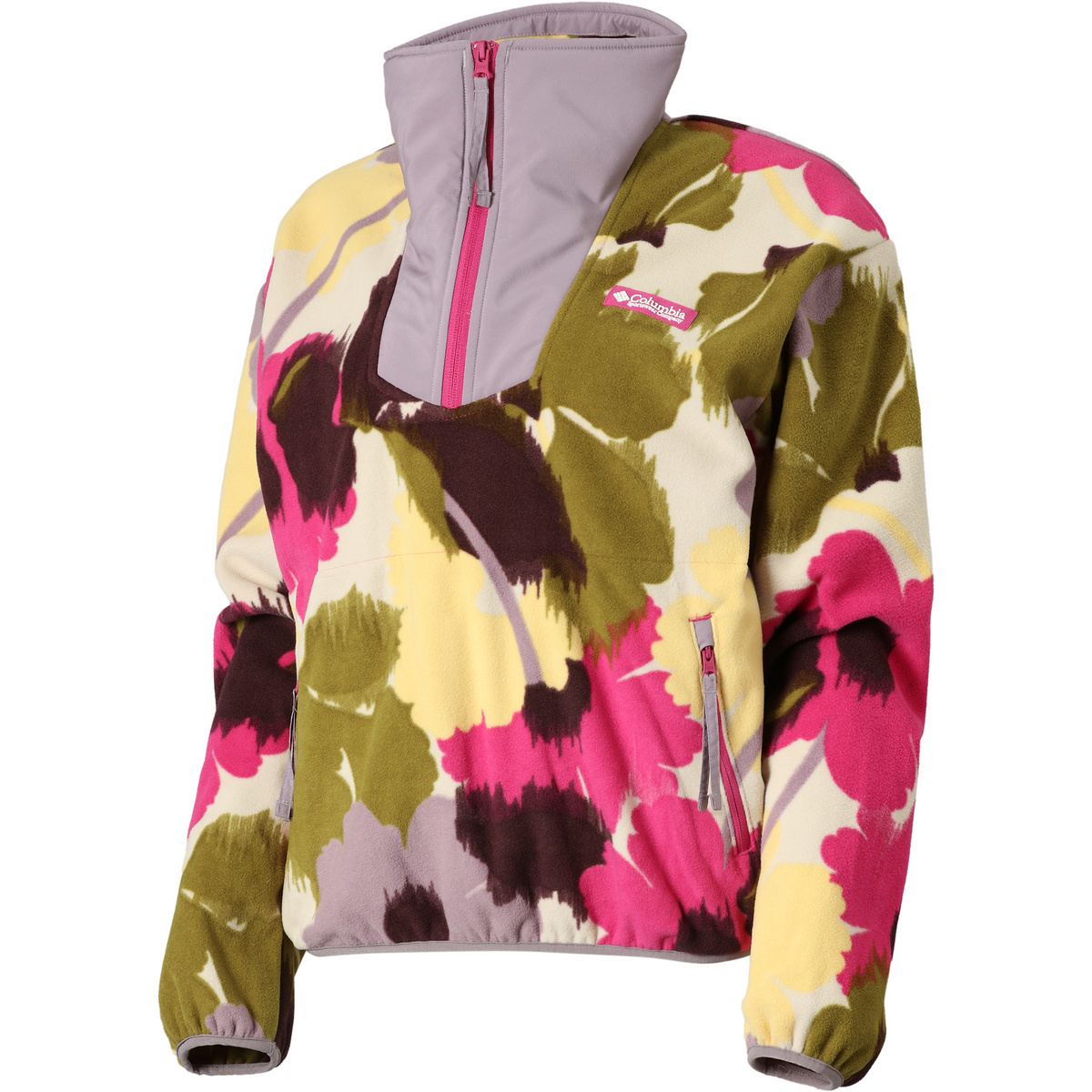 Image of Columbia Donna Pullover Sequoia Grove Printed Half Zip