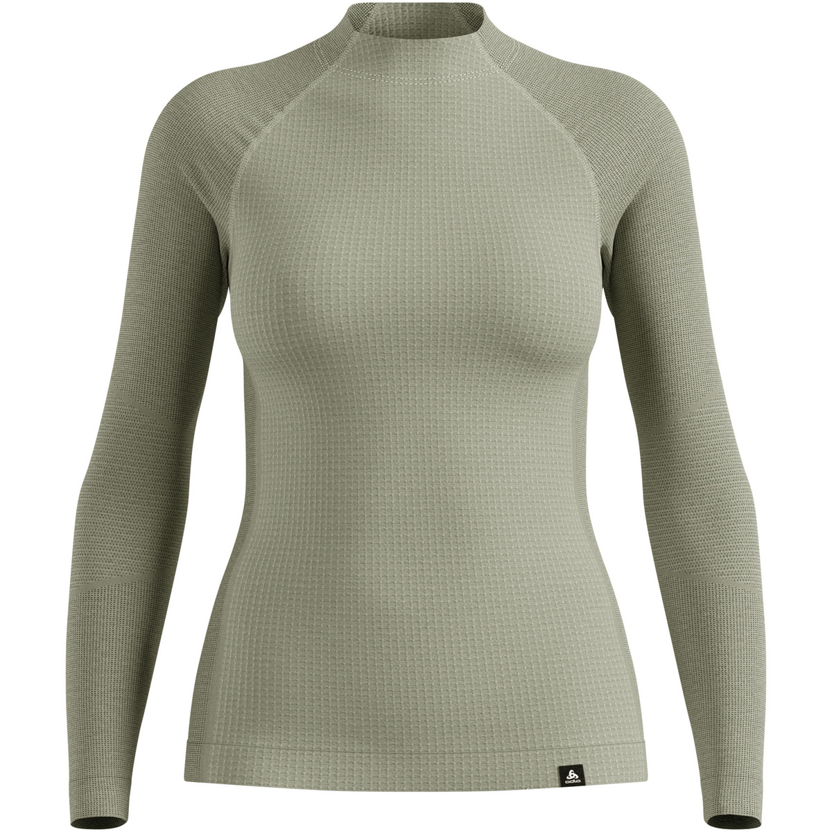 Odlo Damen Seamless Performance Longsleeve (Größe M, oliv)
