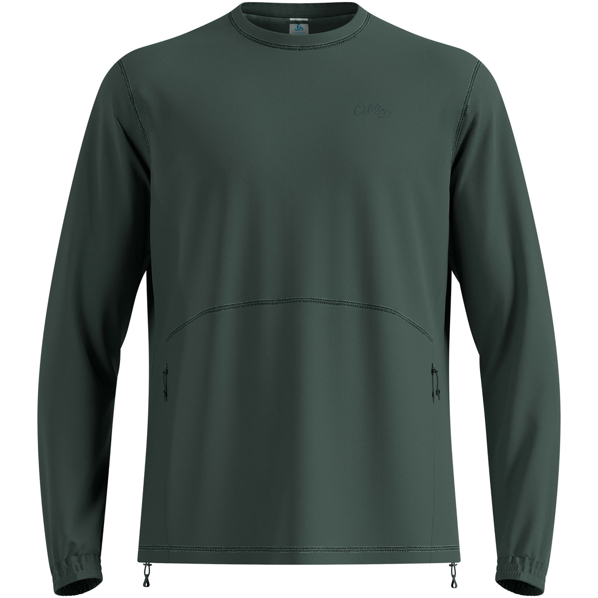 Odlo Herren Classic Crew Longsleeve (Größe M, gruen)
