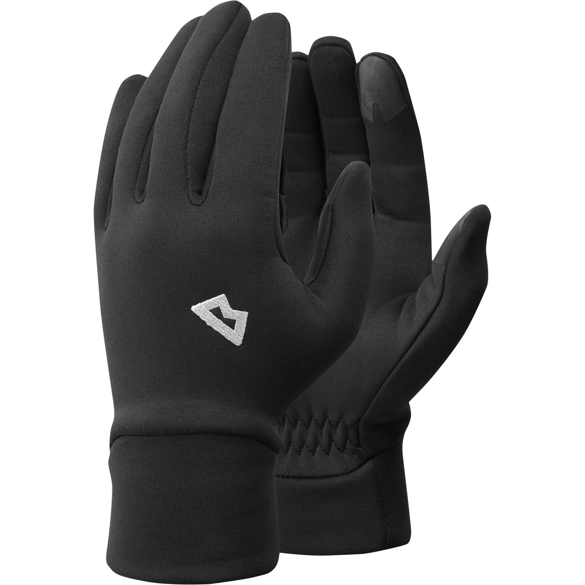 Mountain Equipment Donna Guanti Stretch Fleece (Taglia L, Nero)
