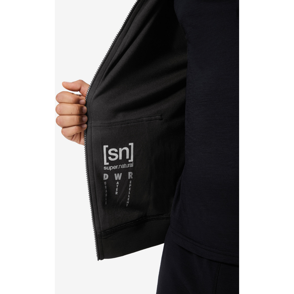 Image of Super.Natural Uomo Giacca Solution Dwr Hoodie