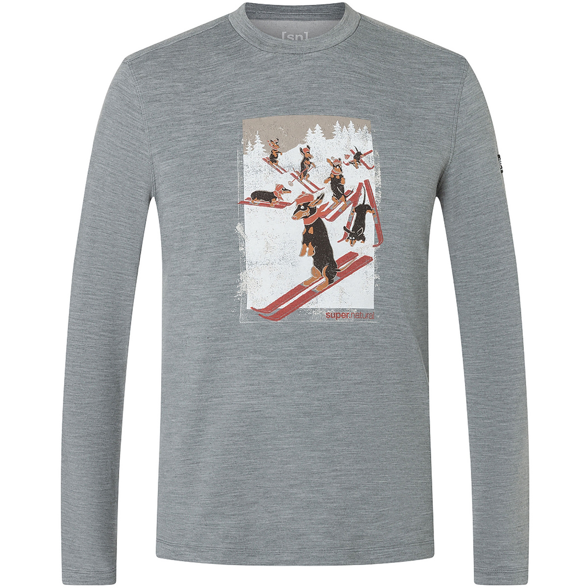 Image of Super.Natural Uomo Maglia a manica lunga Dachshund Brush