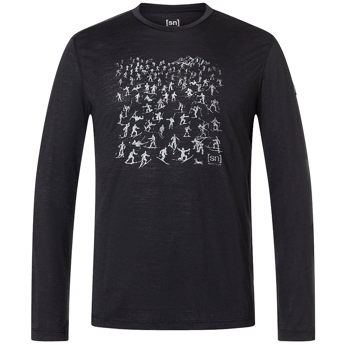 Image of Super.Natural Uomo Maglia a manica lunga Free Ski Tickets