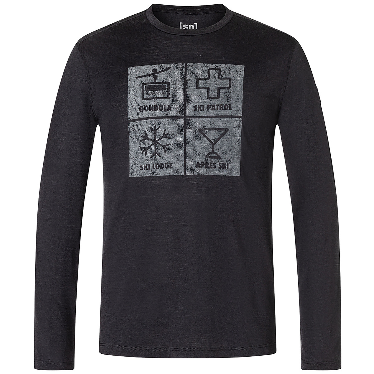 Image of Super.Natural Uomo Maglia a manica lunga Swiss Lodge