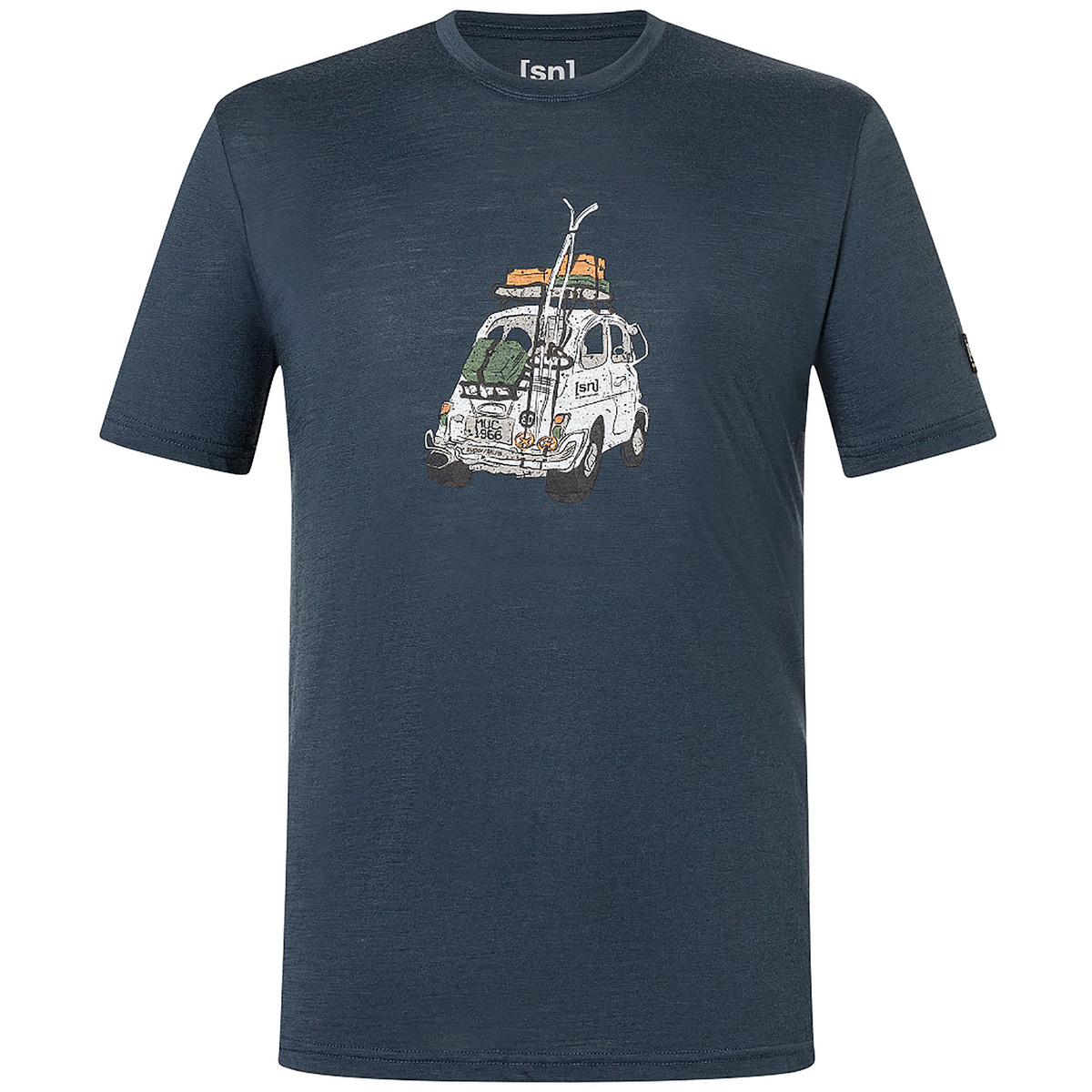 Super.Natural Herren Carski T-Shirt (Größe XL, blau)