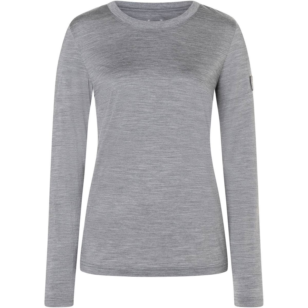 Super.Natural Damen Casual Rib Bio J Longsleeve (Größe XS, grau)