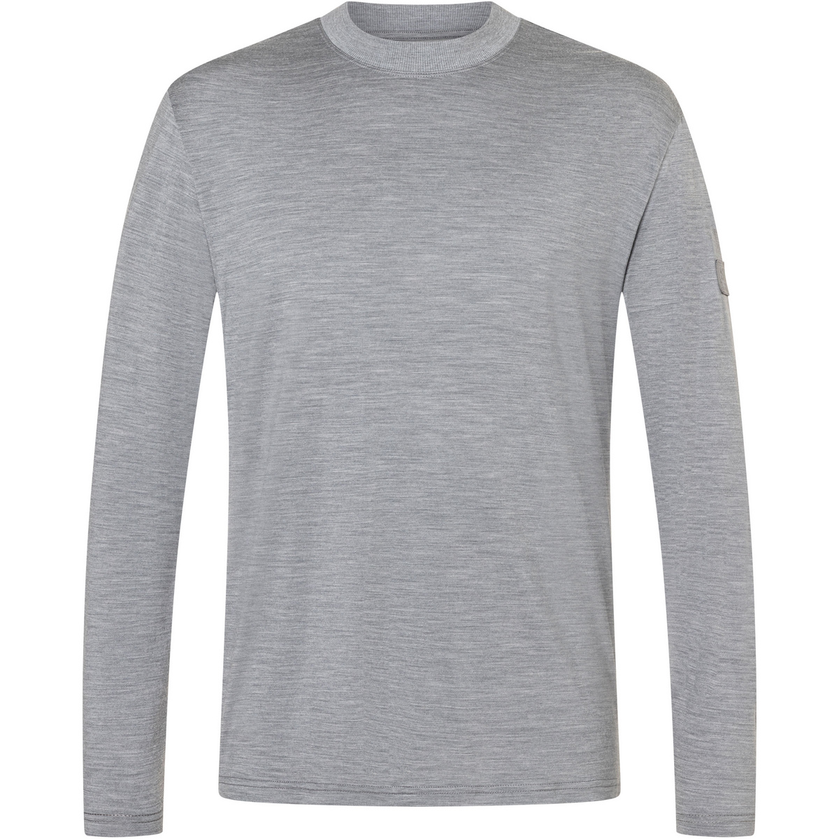 Super.Natural Herren Casual Rib Bio J Longsleeve (Größe XL, grau)