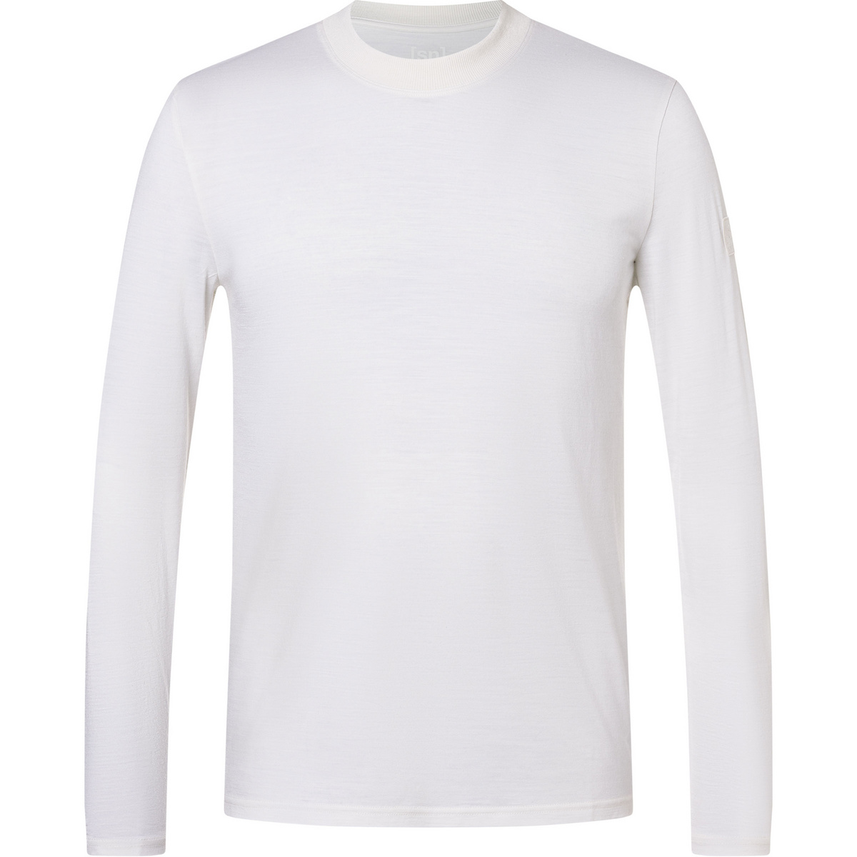 Super.Natural Herren Casual Rib Bio J Longsleeve (Größe M, weiss)