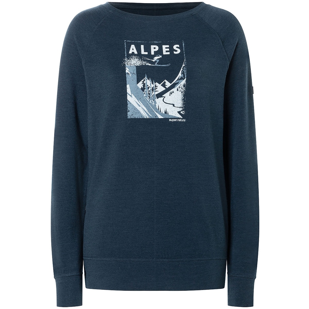 Image of Super.Natural Donna Maglia a manica lunga Alpes Brush