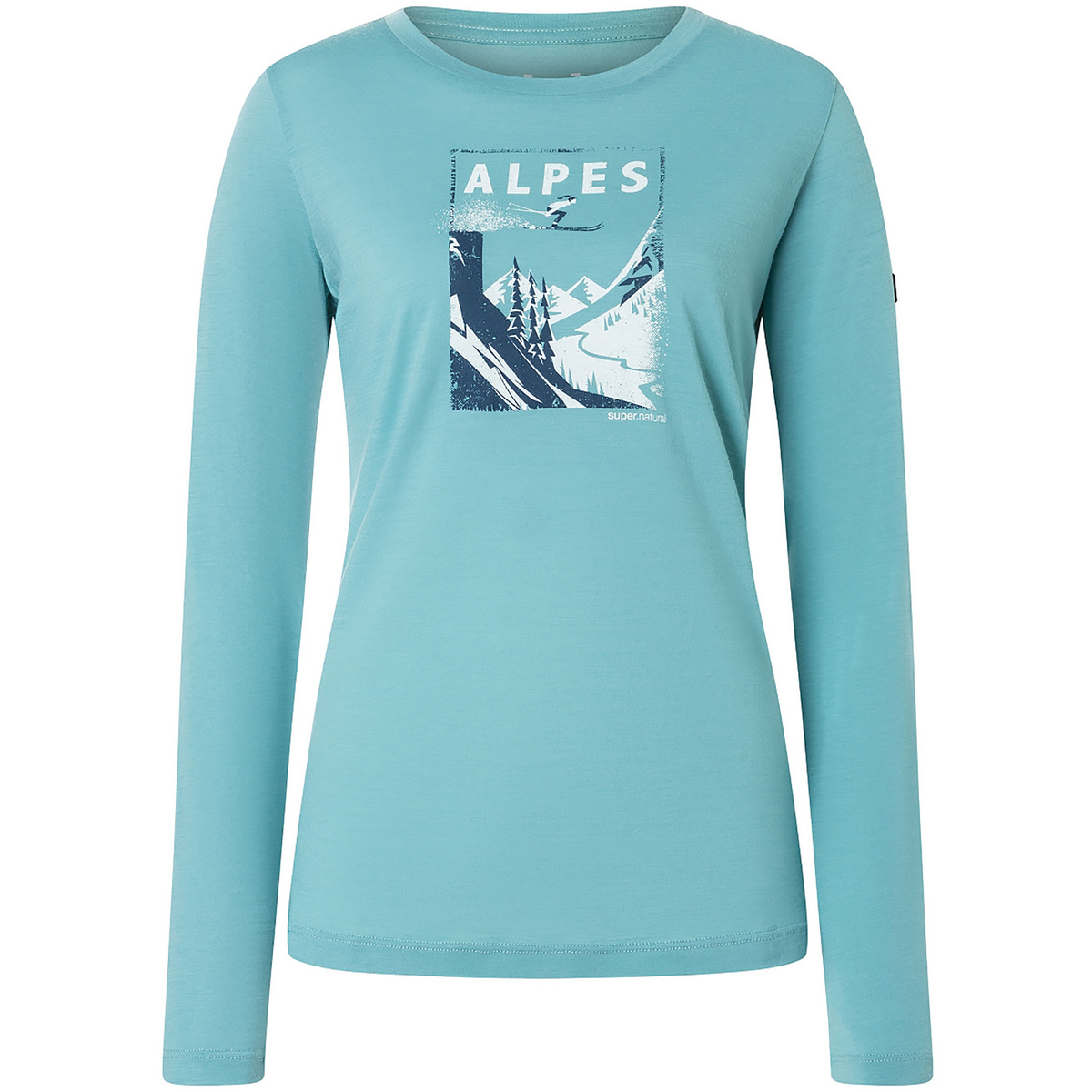 Image of Super.Natural Damen Alpes Longsleeve