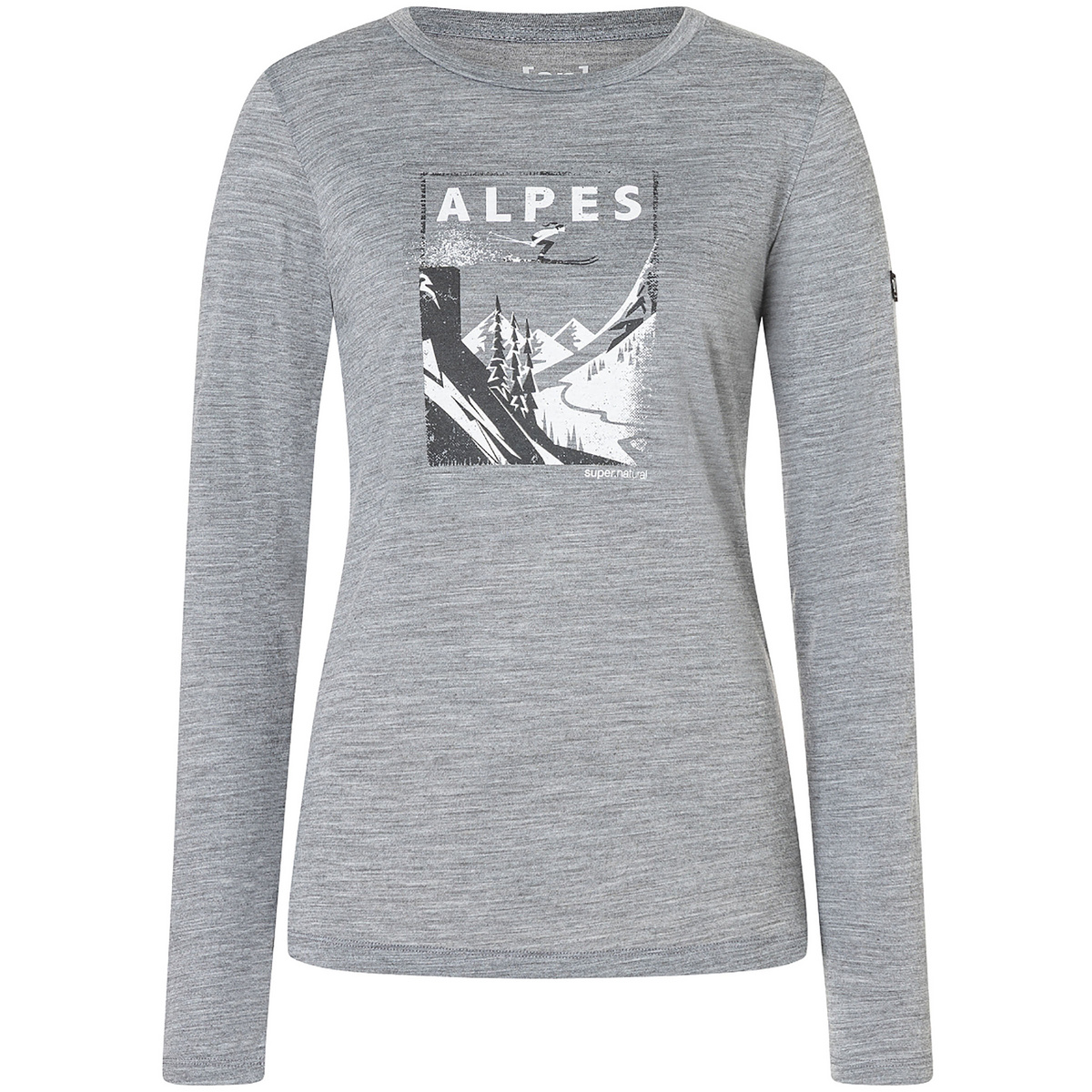 Image of Super.Natural Donna Maglia a manica lunga Alpes