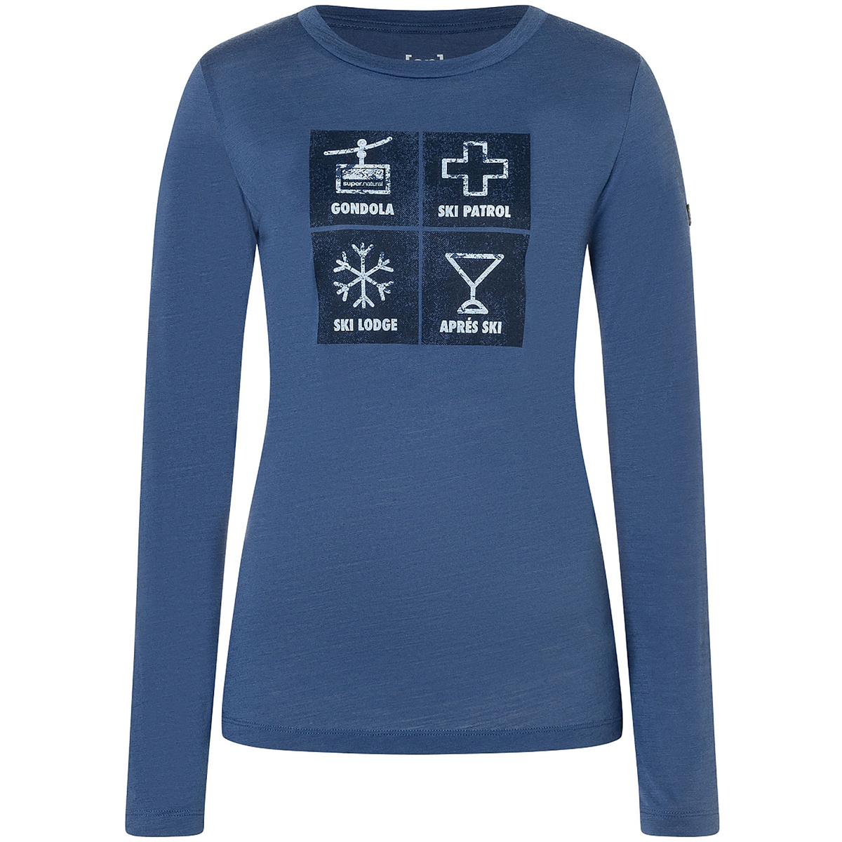 Image of Super.Natural Donna Maglia a manica lunga Swiss Lodge