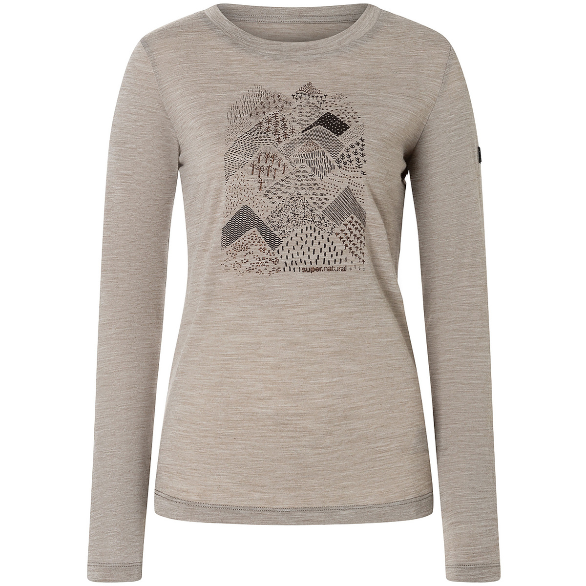 Image of Super.Natural Donna Maglia a manica lunga Hilly