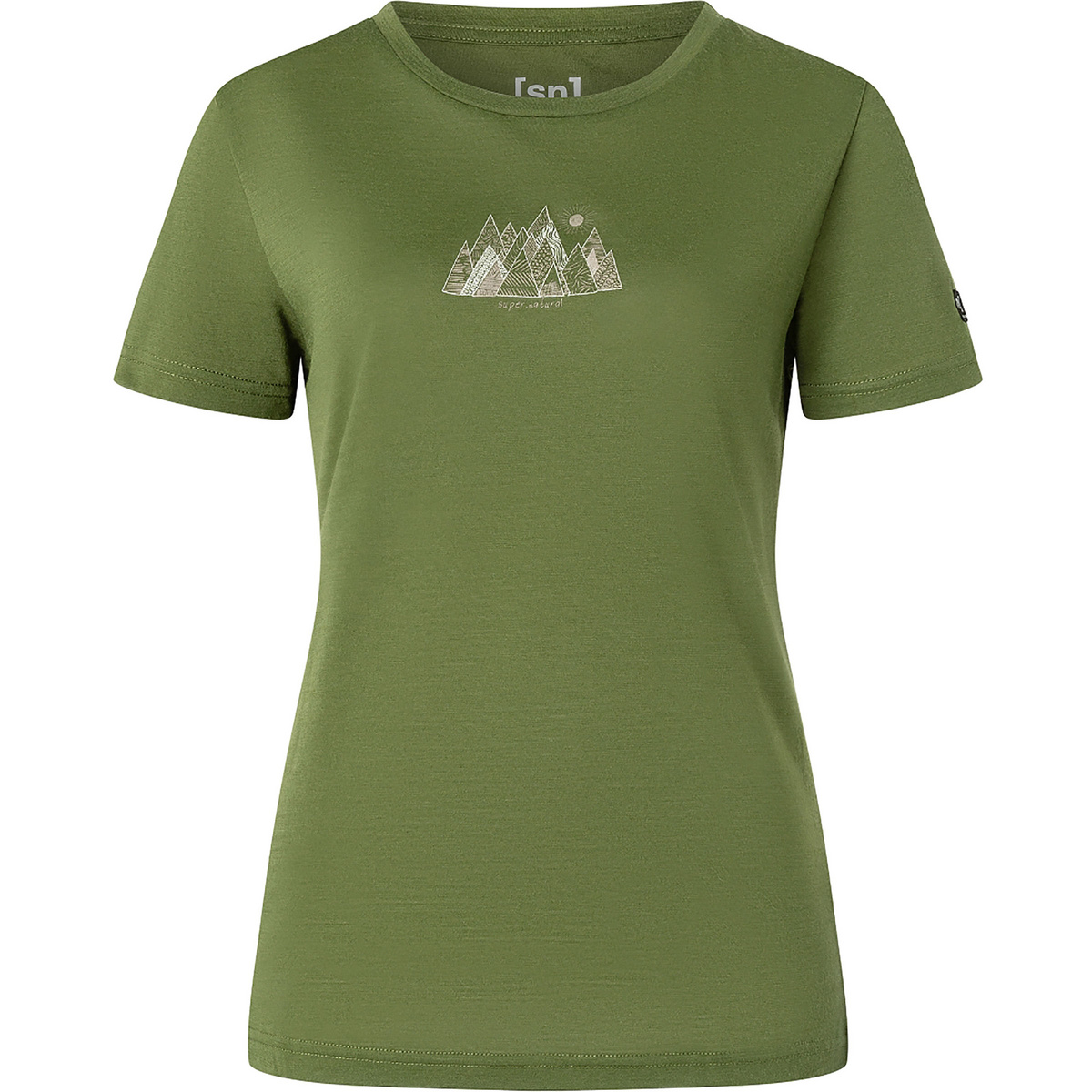 Image of Super.Natural Damen Top Mountain Art T-Shirt