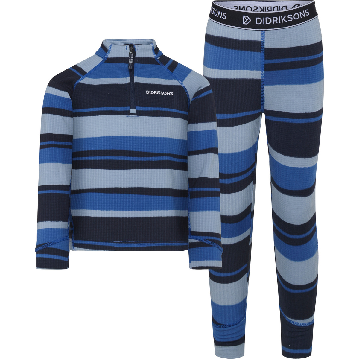 Didriksons Enfants Ensemble de sous-vêtements Jadis 4 (taille 110, Bleu)