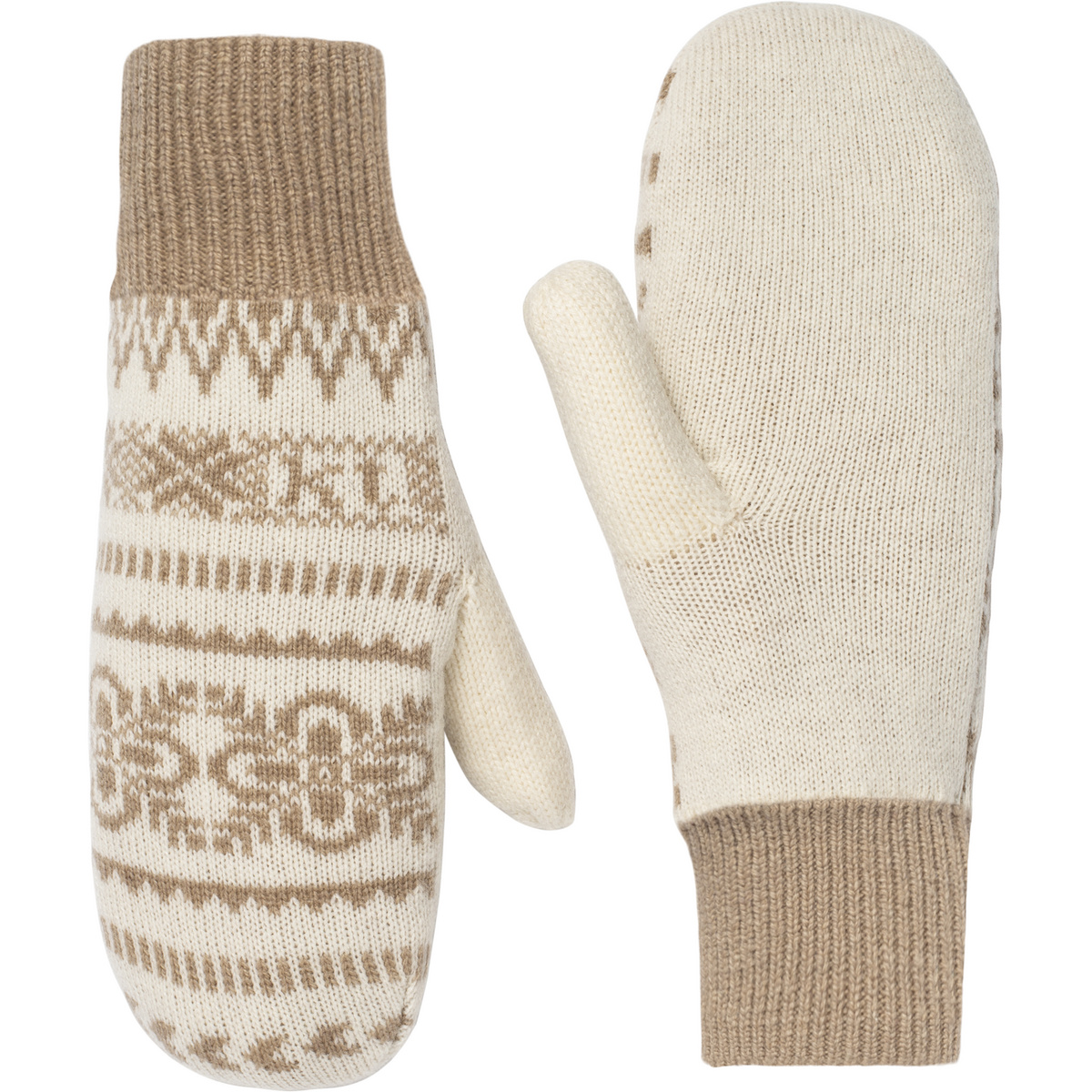 Kari Traa Damen Selma Knit Handschuhe (Größe S, beige)