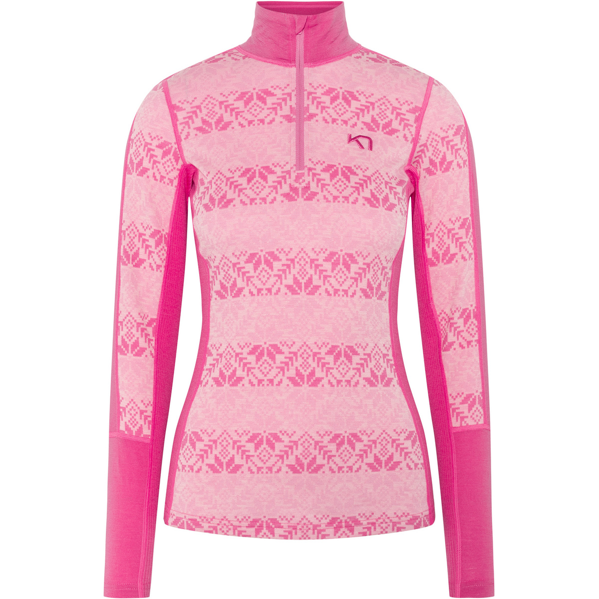 Image of Kari Traa Donna Maglia a manica lunga Anna Half Zip