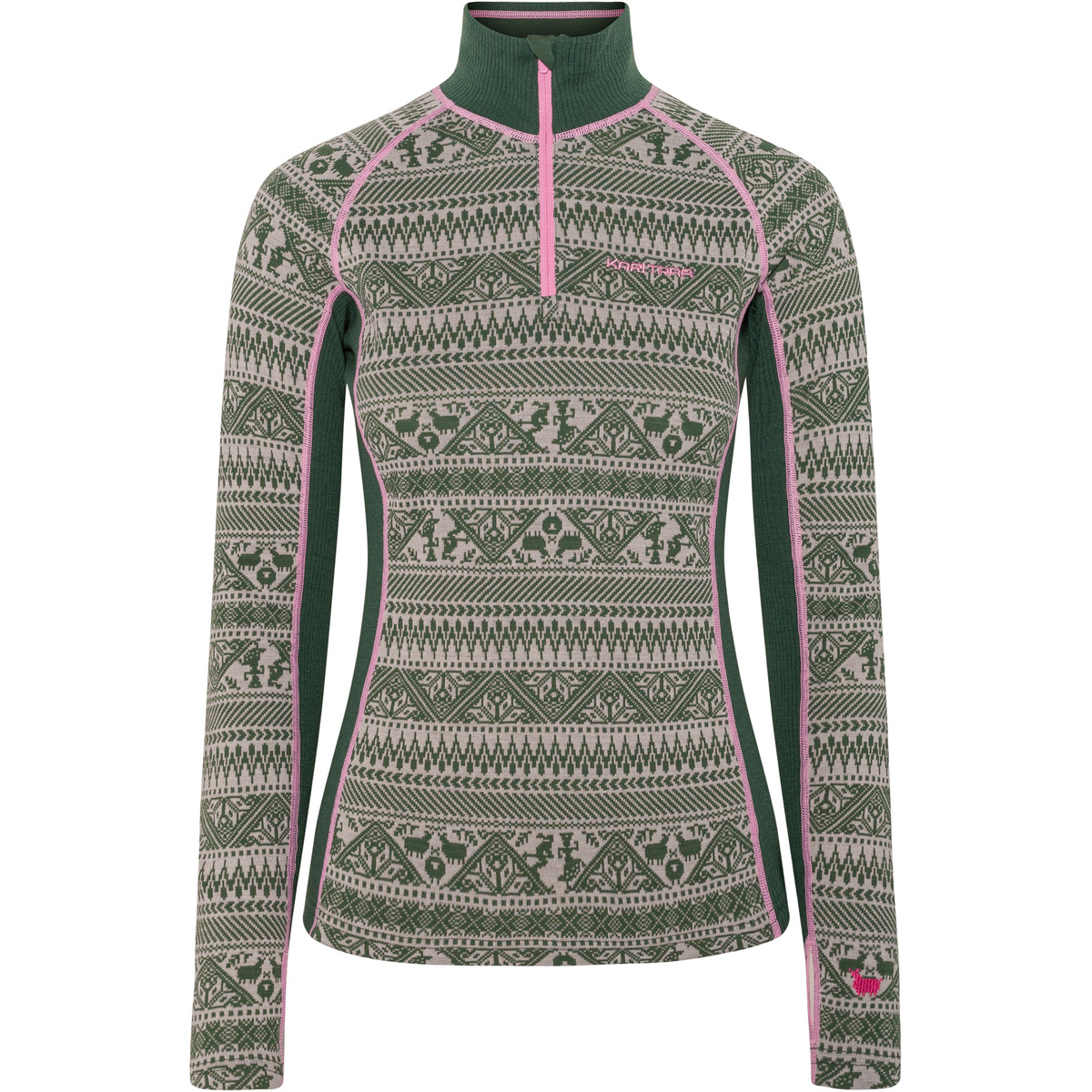 Image of Kari Traa Donna Maglia a manica lunga Tale Half Zip