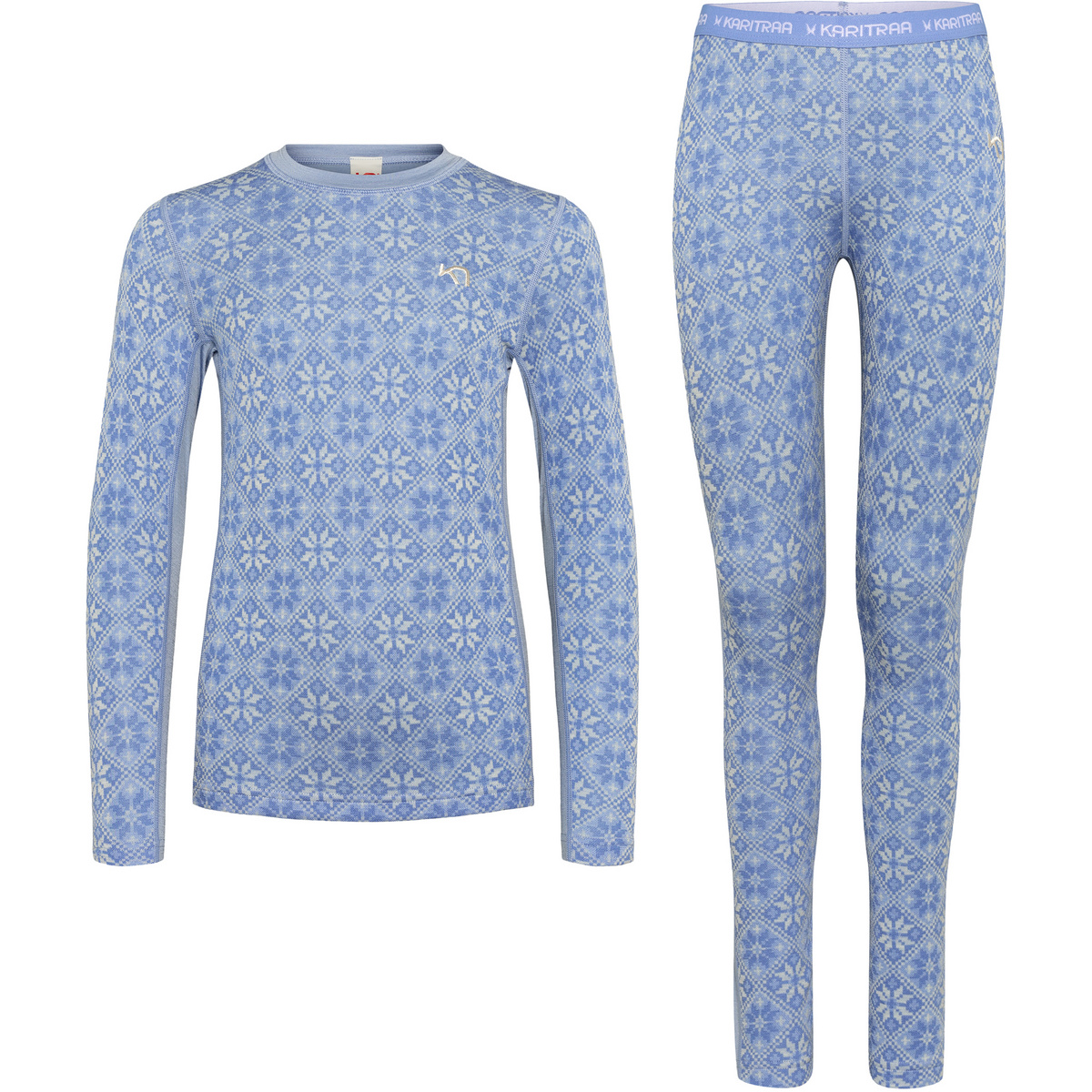 Kari Traa Kinder Hennie Unterwäsche Set (Größe 104, blau)