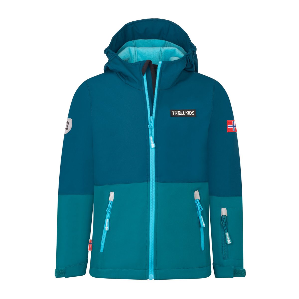 Trollkids Kinder Skjorta Jacke (Größe 164, blau)