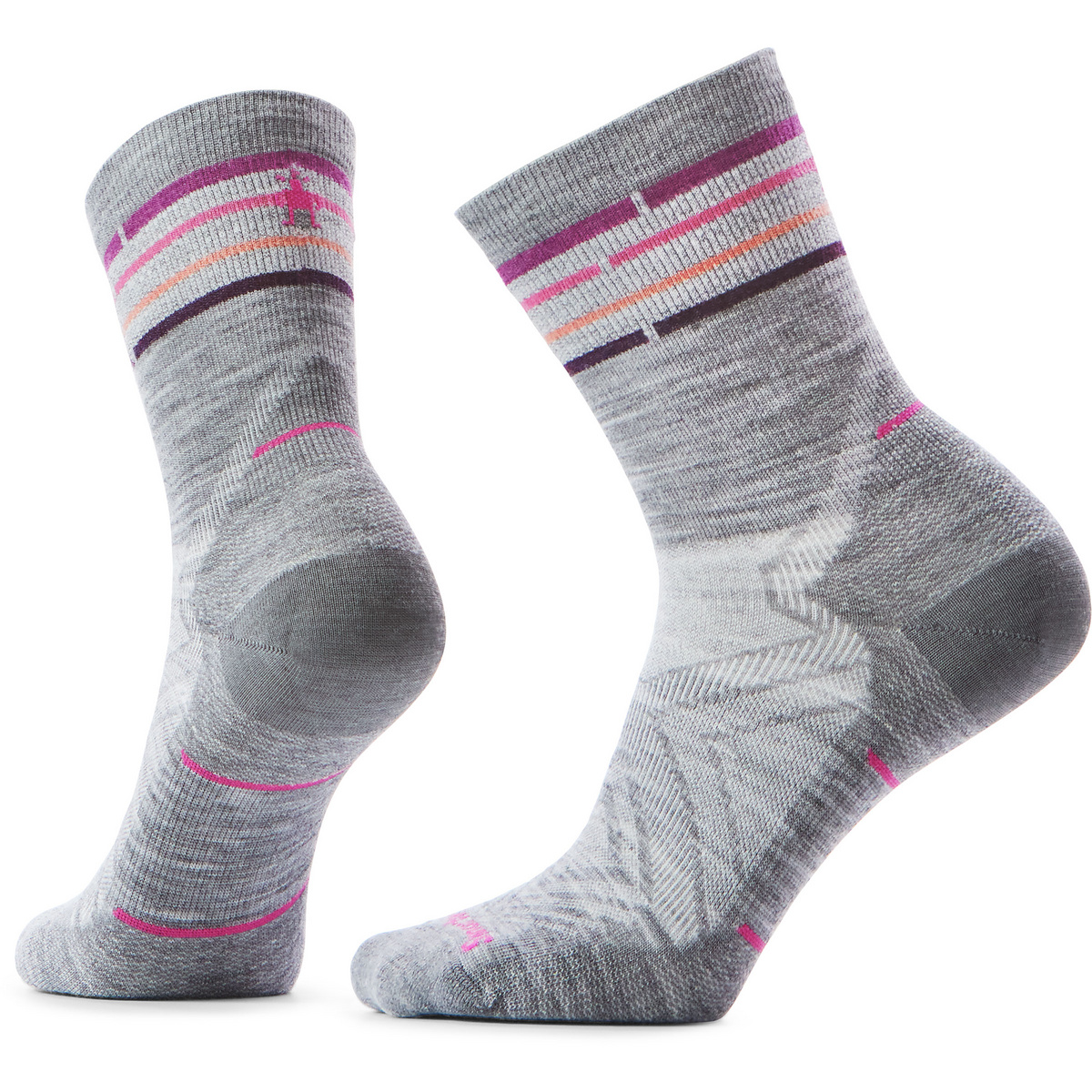 Image of Smartwool Damen Run Zero Cushion Mid Crew Socken
