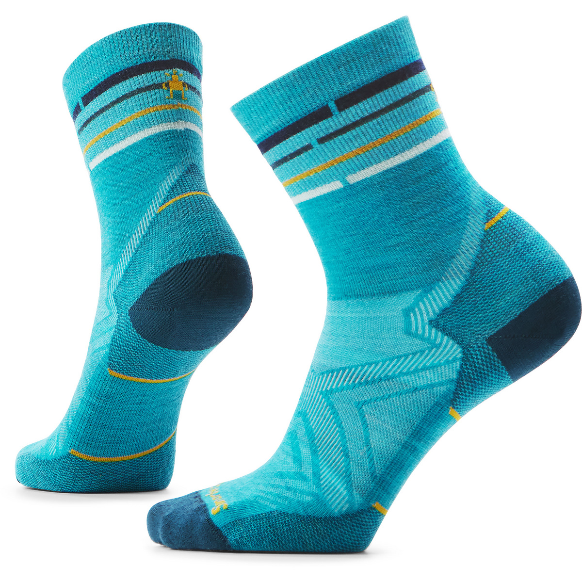 Image of Smartwool Donna Calzini Run Zero Cushion Mid Crew