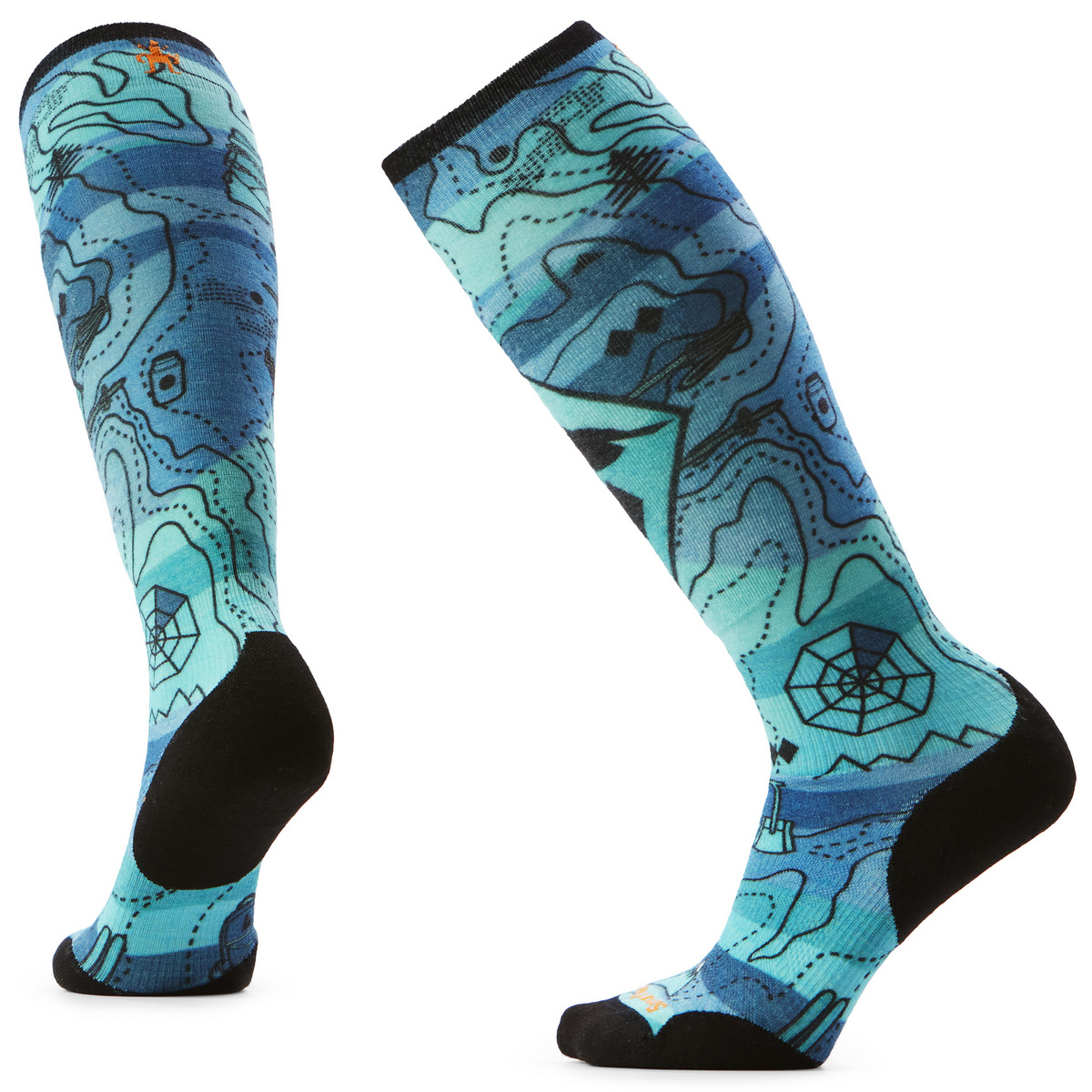 Image of Smartwool Donna Calzini Ski Targeted Cushion Topo