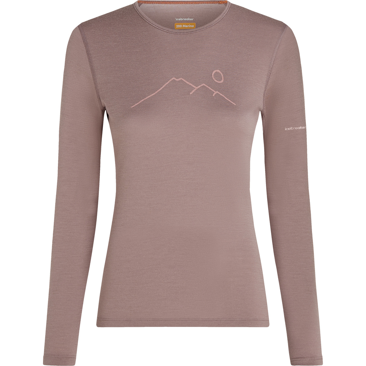 Image of Icebreaker Donna Maglia a manica lunga Merino 200 Oasis Rainer Ridge