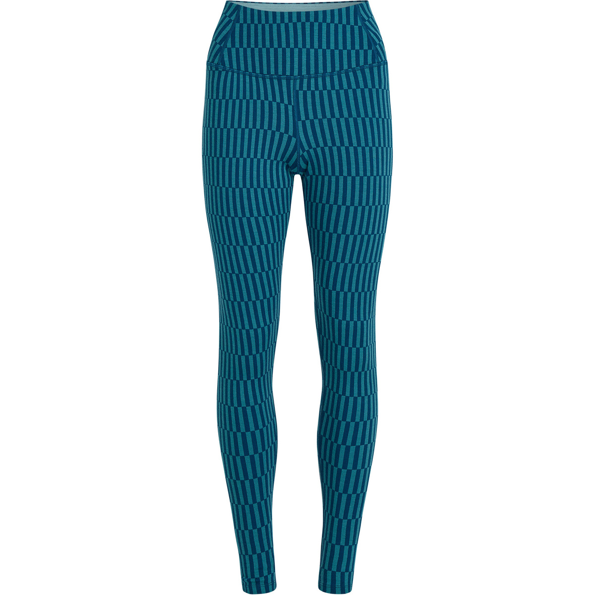 Image of Icebreaker Donna Pantaloni Merino 260 Tech Vertex High Rise Snow Grid